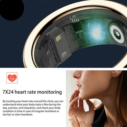 Smart Ring Bluetooth Health Monitoring