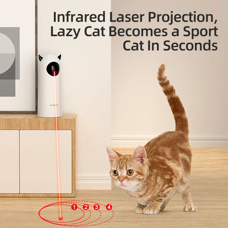 Automatic Cat Smart Teasing Pet LED Laser Toy