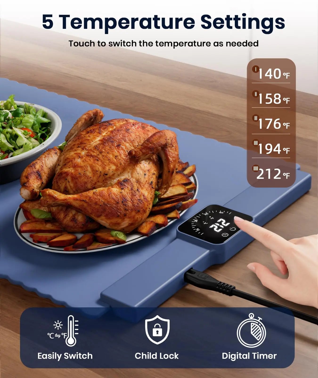 Food Warming Mat Electric