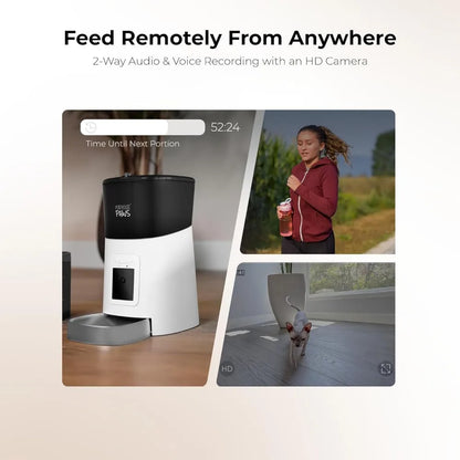 Smart WiFi Automatic Cat & Dog Feeder with Camera