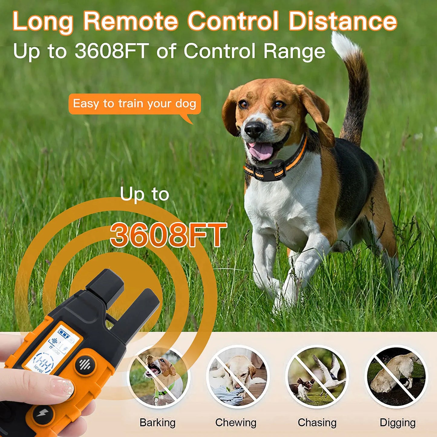 Electric Dog Training Collar Remote Control