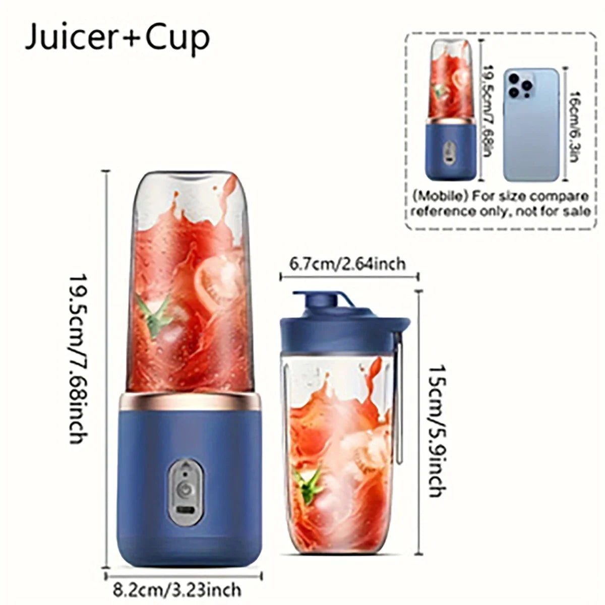 Electric portable juicer