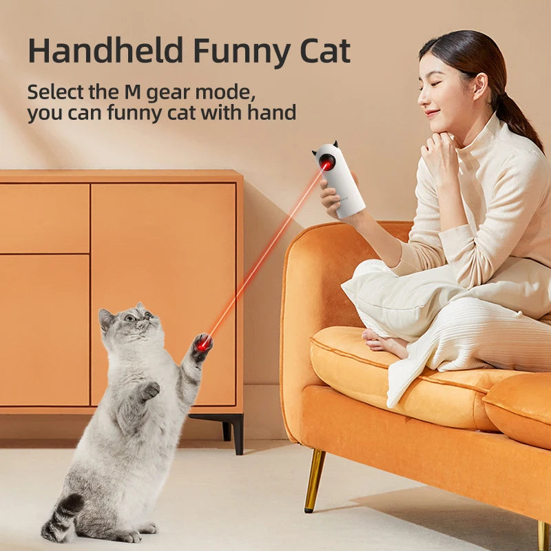 Automatic Cat Smart Teasing Pet LED Laser Toy